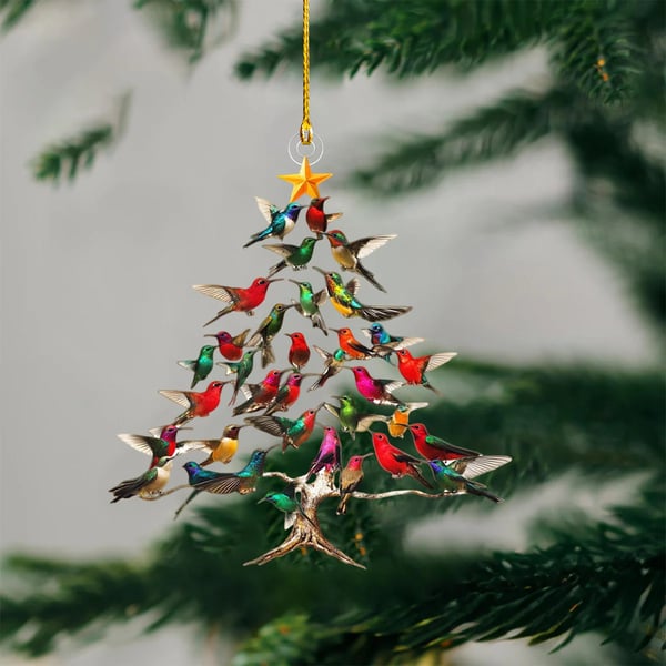 🐦🎄Hummingbird Christmas Ornament✨