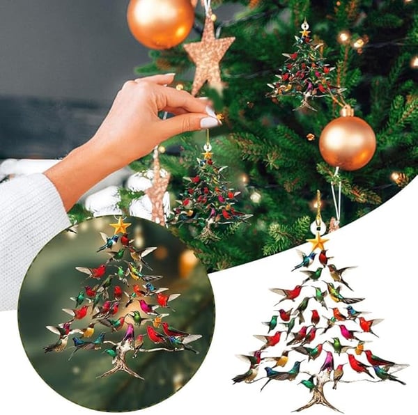 🐦🎄Hummingbird Christmas Ornament✨