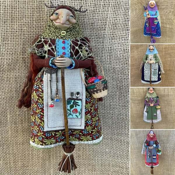 🔥Flash Sale - 49% OFF 🧙Handmade Kitchen Witch Doll