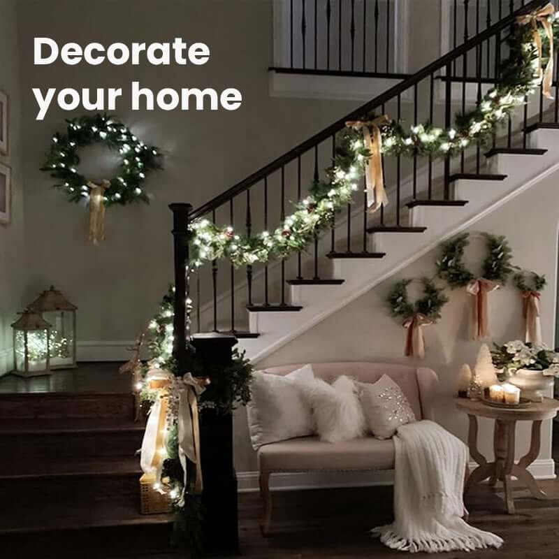 🎁LED Copper Wire Firecracker Light String