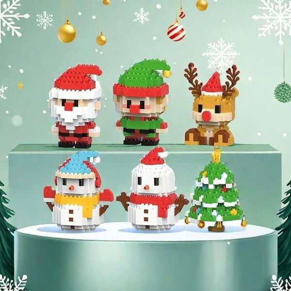 🎁Limited Time 49% OFF-🎄Santa Claus Design Building Blocks Toy