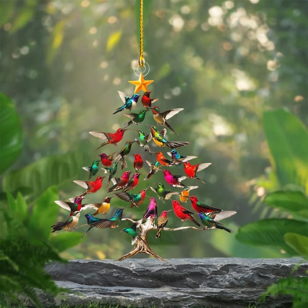 🐦🎄Hummingbird Christmas Ornament✨