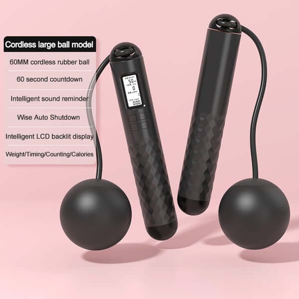 🔥Skipping Rope with Counter ( Gravity Ball without Rope) , For Lose Weight, Burn Calories 8 Reviews