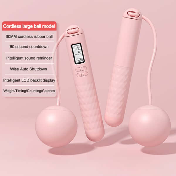 🔥Skipping Rope with Counter ( Gravity Ball without Rope) , For Lose Weight, Burn Calories 8 Reviews