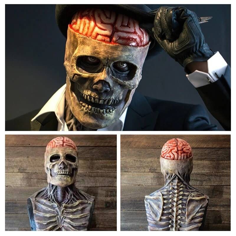 Skeleton Mask Fot Halloween 2025