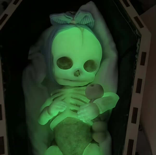 🔥2025 New Release 49% OFF -🖤💀 Reborn Skeleton Baby—Cute Yet Creepy🍼🎃