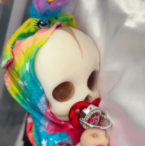 🔥2025 New Release 49% OFF -🖤💀 Reborn Skeleton Baby—Cute Yet Creepy🍼🎃