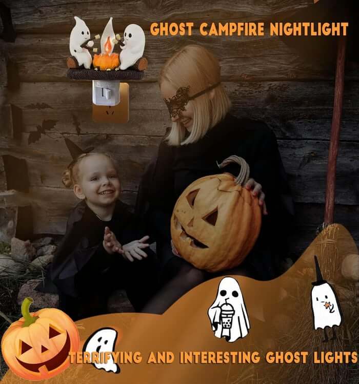 🔥 2025 Halloween Ghost Campfire Nightlight✨