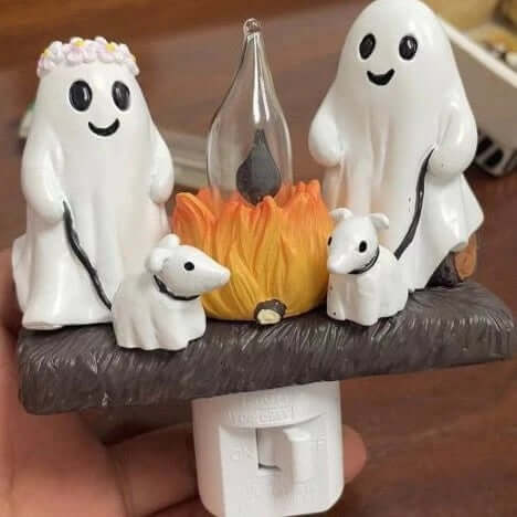 🔥 2025 Halloween Ghost Campfire Nightlight✨