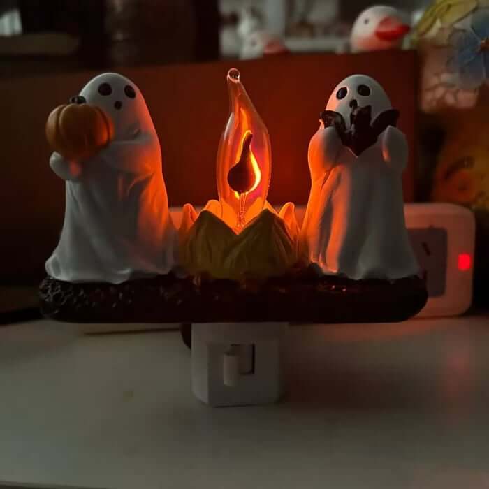 🔥 2025 Halloween Ghost Campfire Nightlight✨