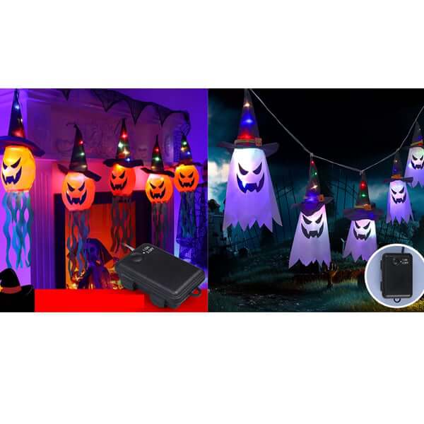 LED Halloween Decoration Flashing Light Gypsophila Ghost Festival（ 5pcs/Set）