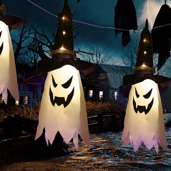 LED Halloween Decoration Flashing Light Gypsophila Ghost Festival（ 5pcs/Set）