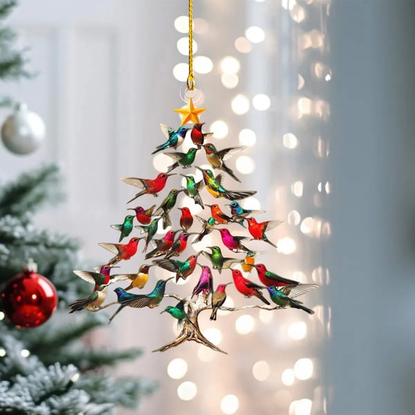 🐦🎄Hummingbird Christmas Ornament✨