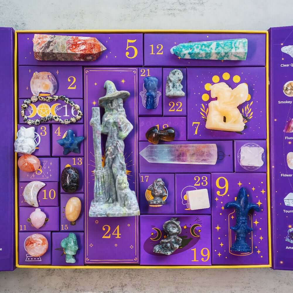 Reiki Crystal Halloween Countdown Gift Box🔮