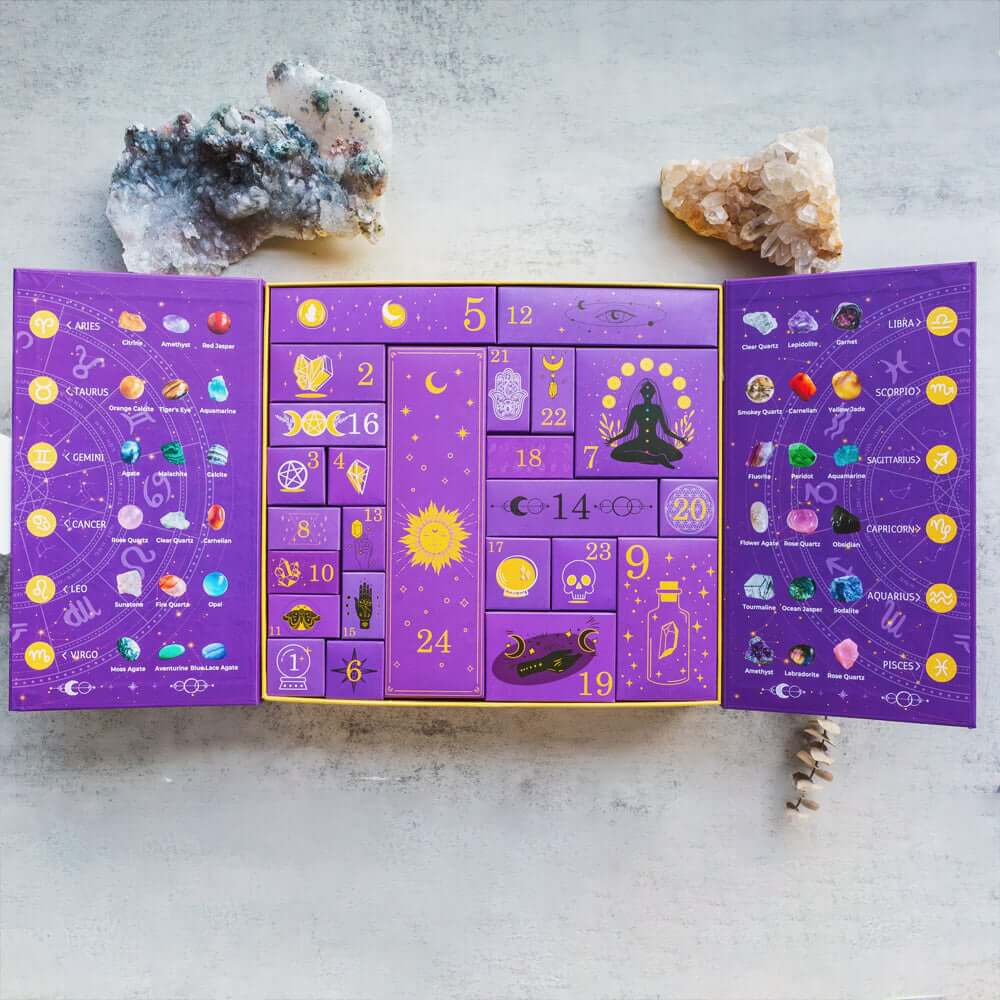 Reiki Crystal Halloween Countdown Gift Box🔮