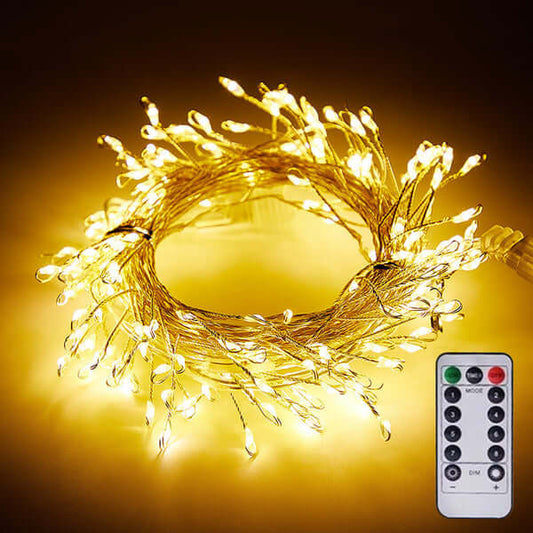 🎁LED Copper Wire Firecracker Light String