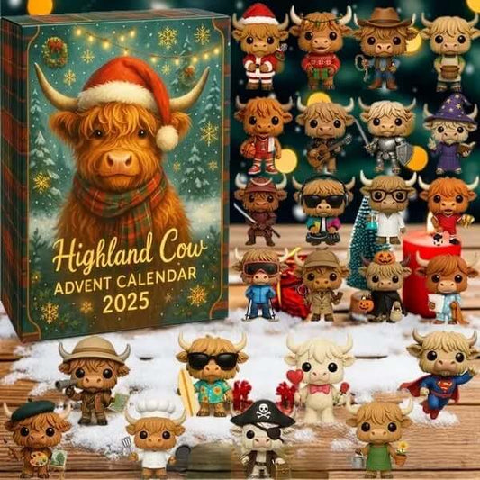 Highland Cow Advent Calendar 2025