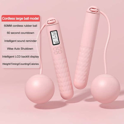 🔥Skipping Rope with Counter ( Gravity Ball without Rope) , For Lose Weight, Burn Calories 8 Reviews