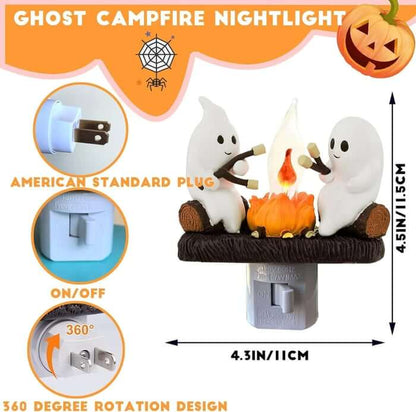 🔥 2025 Halloween Ghost Campfire Nightlight✨