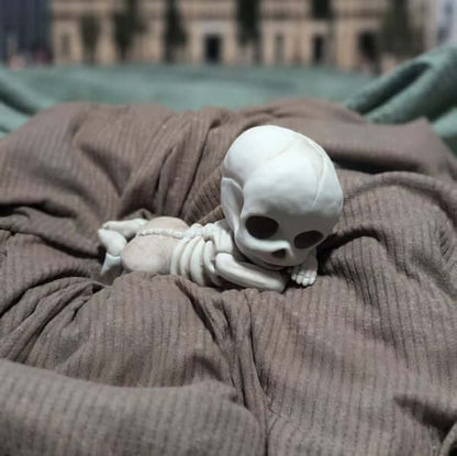 🔥2025 New Release 49% OFF -🖤💀 Reborn Skeleton Baby—Cute Yet Creepy🍼🎃