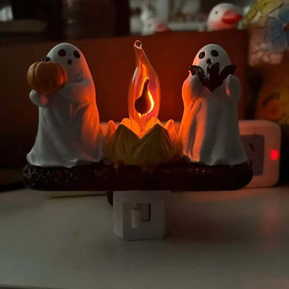 🔥 2025 Halloween Ghost Campfire Nightlight✨